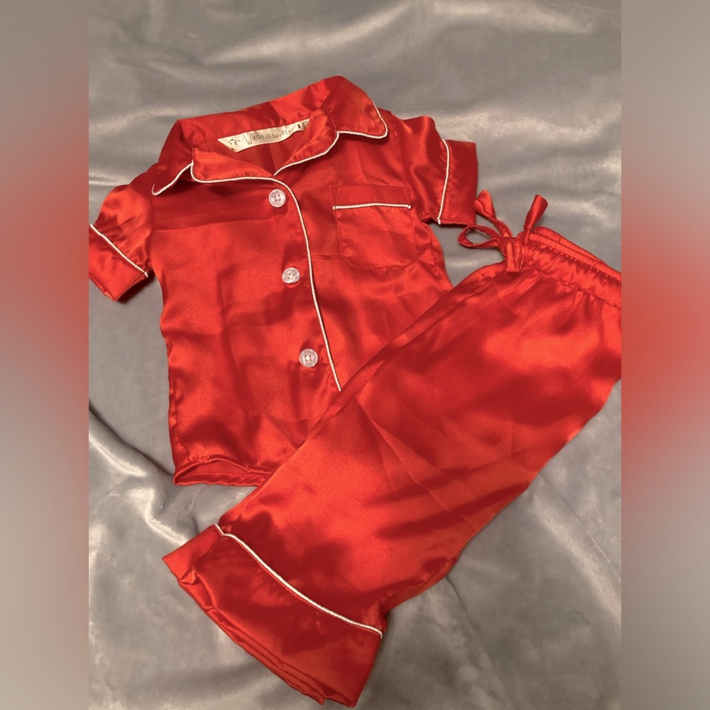 2 piece silk PJs